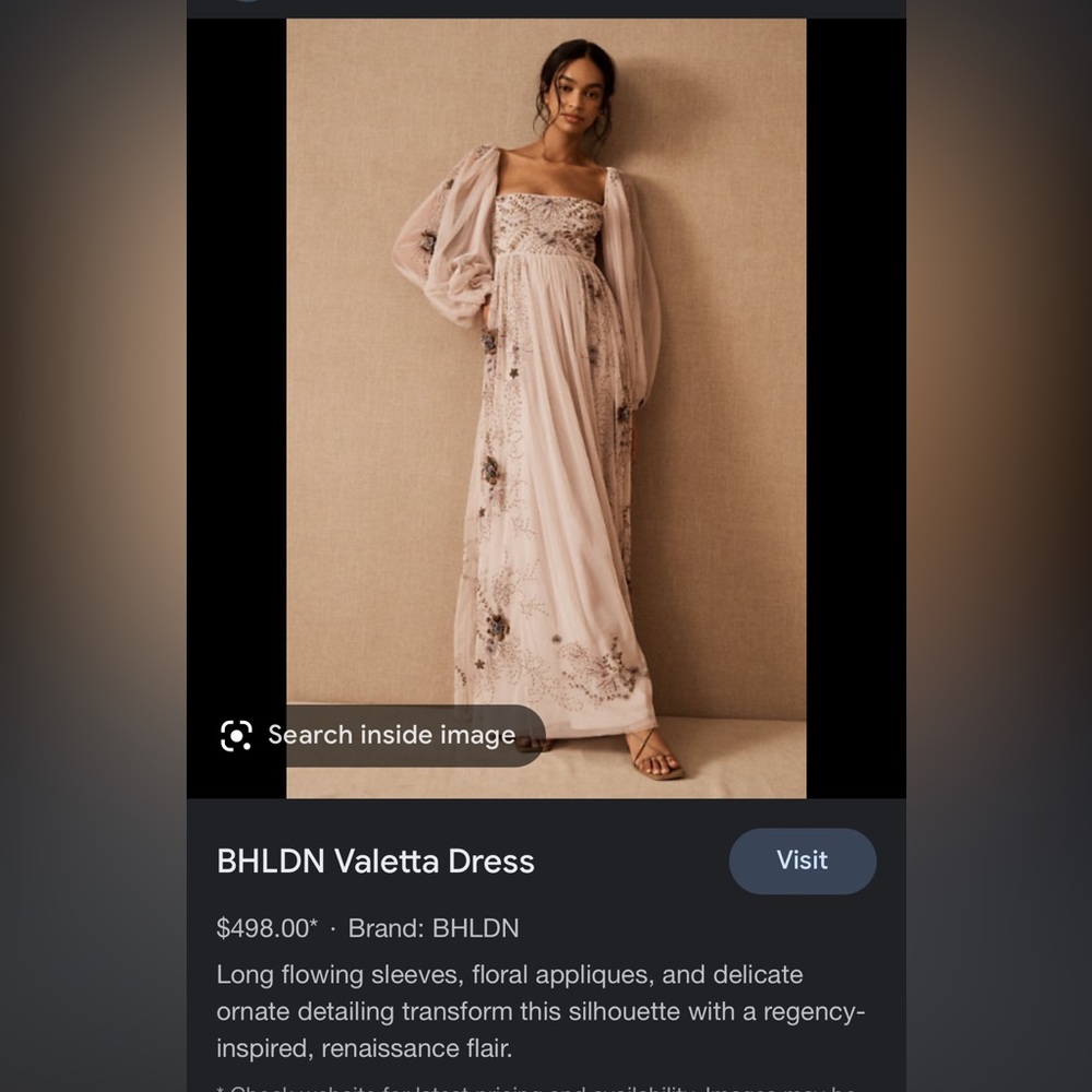 BHLDN VALETTA DRESS